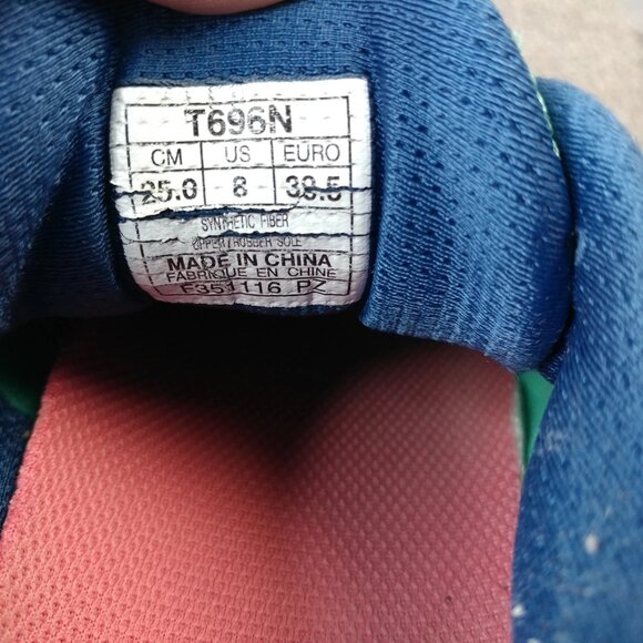 Asics Gel Kayano 23 Womens Size 8 Running Shoes Low Top Blue Pink Sneakers - Picture 3 of 10